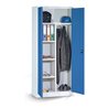Taurotrade Universalschrank ECO-Serie Türen Enzianblau 3 Böden