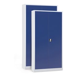 Taurotrade Universalschrank ECO-Serie Türen Enzianblau 3 Böden