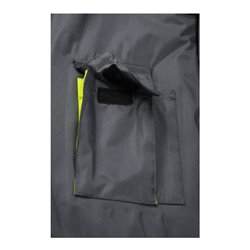 Planam Parka Outdoor Flare schwarz/gelb