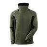 Mascot Sweatshirt mit regulierbaren Stehkragen Sweatshirt mossgrün/schwarz