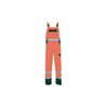 Planam Warnschutz-Latzhose orange/grün
