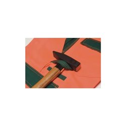 Planam Warnschutz-Latzhose orange/grün