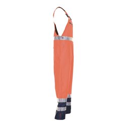Planam Warnschutz-Regenlatzhose orange/marine