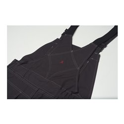 Planam Latzhose kornblau/rot