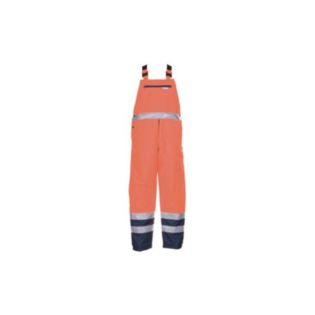 Planam Warnschutz-Winterlatzhose orange/marine