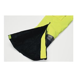 Planam Warnschutz-Winterlatzhose gelb/marine