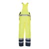 Planam Warnschutz-Winterlatzhose gelb/marine