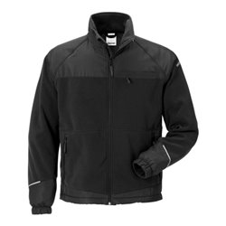 Fristads Winddichte Fleecejacke 4411 FLE Schwarz (Herren)