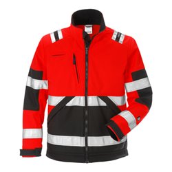 Fristads High Vis Softshell-Jacke Kl. 2 4083 WYH Rot (Herren)