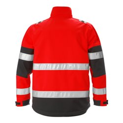 Fristads High Vis Softshell-Jacke Kl. 2 4083 WYH Rot (Herren)