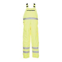 Planam Warnschutz-Winterlatzhose uni gelb