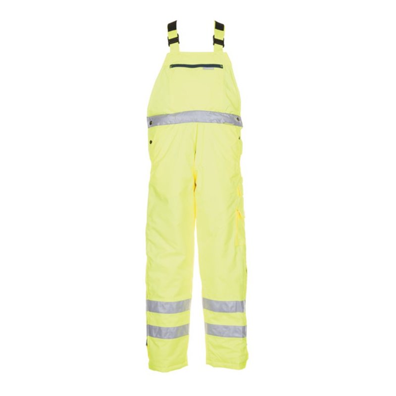 Planam Warnschutz-Winterlatzhose uni gelb