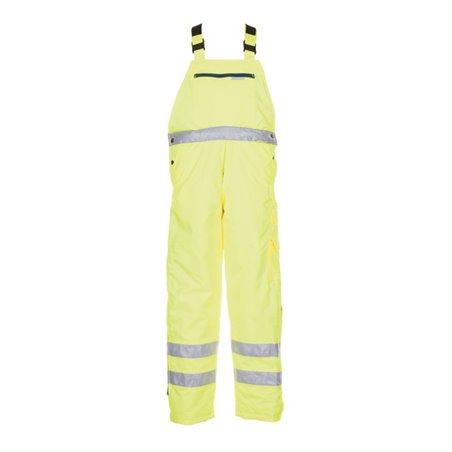 Planam Warnschutz-Winterlatzhose uni gelb