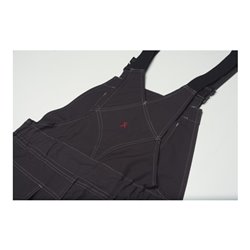 Planam Latzhose oliv/rot