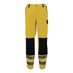 Asatex Warnschutz-Bundhose EN471 Kl. II gelb/schwarz