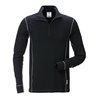 Fristads Flamestat Zipper-T-Shirt Langarm 7029 MOF Schwarz (Herren)