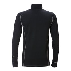 Fristads Flamestat Zipper-T-Shirt Langarm 7029 MOF Schwarz (Herren)