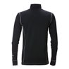 Fristads Flamestat Zipper-T-Shirt Langarm 7029 MOF Schwarz (Herren)