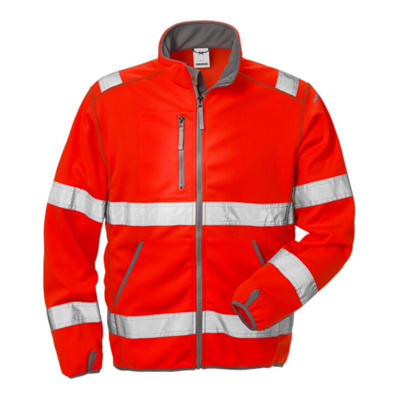 Fristads High Vis Softshell-Jacke Kl. 3 4840 SSL Rot (Herren)