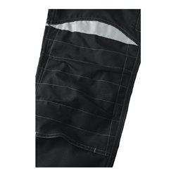 Planam Latzhose schwarz/grau