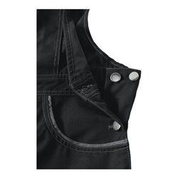 Planam Latzhose schwarz/grau