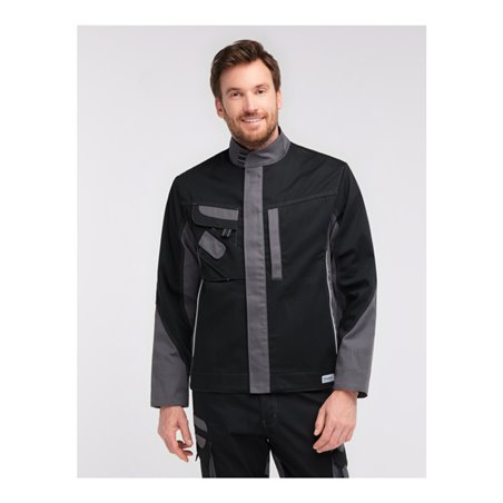 Pionier Bundjacke TOOLS, schwarz/grau
