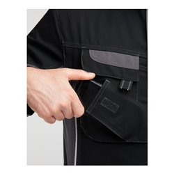 Pionier Bundjacke TOOLS, schwarz/grau