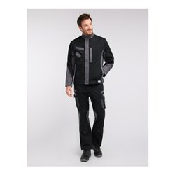 Pionier Bundjacke TOOLS, schwarz/grau