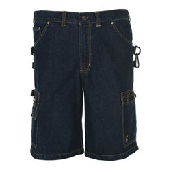 Planam Shorts Dark Denim dark blue raw