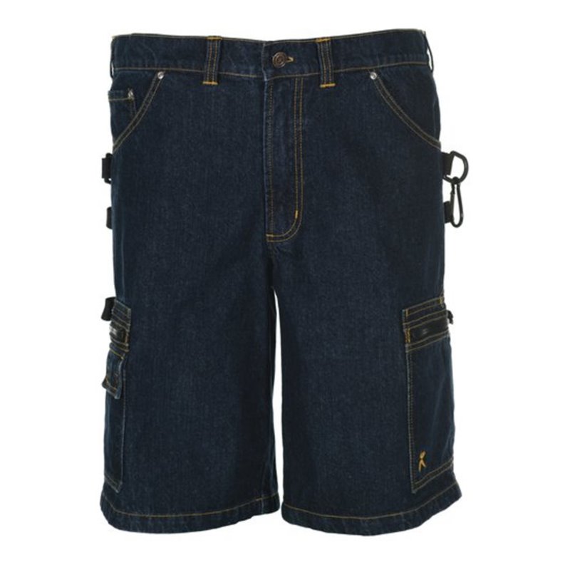 Planam Shorts Dark Denim dark blue raw