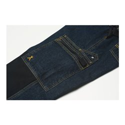 Planam Shorts Dark Denim dark blue raw