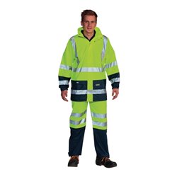Ocean Warnschutz-Regenhose Comfort Stretch high-vis gelb/marine