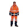 Ocean Warnschutz-Regenhose Comfort Stretch high-vis orange/marine