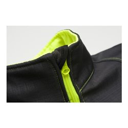 Planam Softshelljacke Basalt Neon oliv/orange