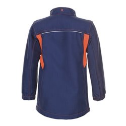 Planam Softshelljacke Junior marine/orange