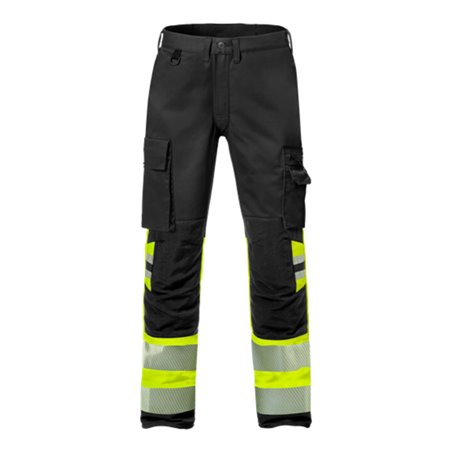 Fristads High Vis Stretch-Hose Kl. 1 2705 PLU Gelb (Herren)