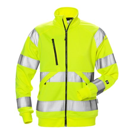 Fristads High Vis Sweatjacke Damen Kl. 3 7427 SHV Gelb (Damen)