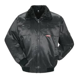 Planam Pilotenjacke Outdoor Gletscher schwarz