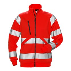 Fristads High Vis Sweatjacke Damen Kl. 3 7427 SHV Rot (Damen)