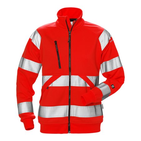 Fristads High Vis Sweatjacke Damen Kl. 3 7427 SHV Rot (Damen)