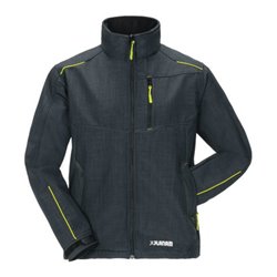 Planam Softshelljacke Outdoor Neon grau/grün