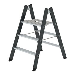 MUNK Klapptritt beidseitig begehbar, grau