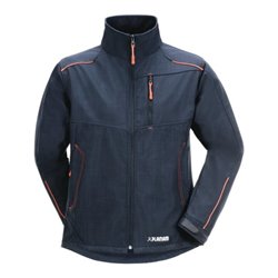 Planam Softshelljacke Outdoor Neon marine/orange