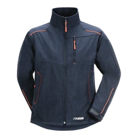 Planam Softshelljacke Outdoor Neon marine/orange