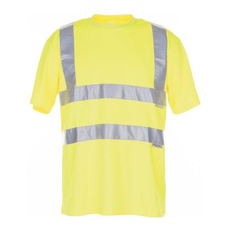 Planam T-Shirt Warnschutz uni gelb
