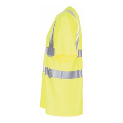 Planam T-Shirt Warnschutz uni gelb