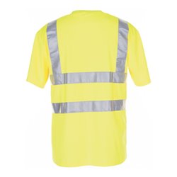 Planam T-Shirt Warnschutz uni gelb