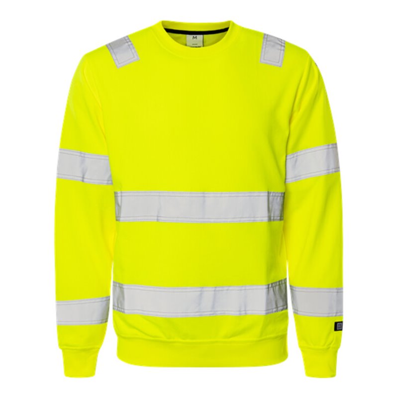 Fristads High Vis Sweatshirt Kl. 3 7446 SHV Gelb (Herren)