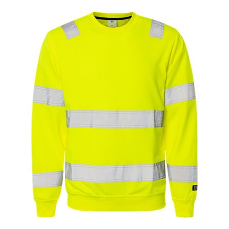 Fristads High Vis Sweatshirt Kl. 3 7446 SHV Gelb (Herren)
