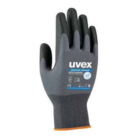 Uvex Montagehandschuhe uvex phynomic allround, Innenhand und Fingerspitzen mit Aqua-Polymer-Schaum-Beschichtung